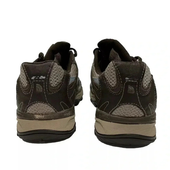 THE NORTH FACE GORE-TEX Hiking Shoes Heel Cradle Pro Size 7 Brown Tan Blue - Picture 10 of 10